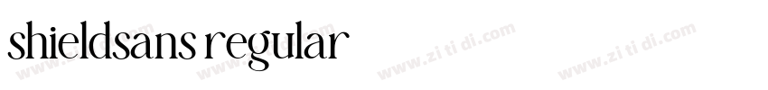 shieldsans regular字体转换